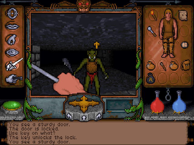 Screenshot of Ultima Underworld: The Stygian Abyss
